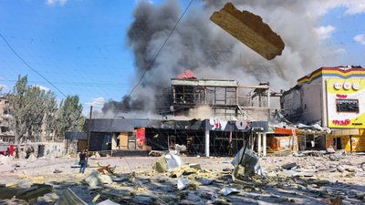 Наслідки російського удару по Краматорську