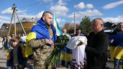 Михайло Миндюк, зустріч, Перегінська громада, Івано-Франківщина, полон РФ