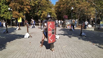 У Миколаєві влаштували повноконтактні гладіаторські та лицарські бої У Миколаєві влаштували повноконтактні гладіаторські та лицарські бої