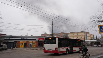 Автобус у Харкові, 22 березня 2024 року Автобус у Харкові, 22 березня 2024 року