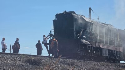 Дрон влучив у потяг на Одещині