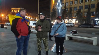 На підтримку Сергія Стерненка. У Миколаєві на акцію зібрались 6 людей
