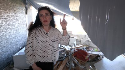 Пошкоджений внаслідок авіаудару будинок на вулиці Чорновола у Чернігові планують відремонтувати Пошкоджений внаслідок авіаудару будинок на вулиці Чорновола у Чернігові планують відремонтувати