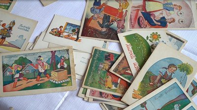 Колекція листівок із минулого століття є у жительки Хустщини на Закарпатті Колекція листівок із минулого століття є у жительки Хустщини на Закарпатті