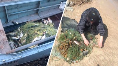 Ловили рибу сітками: на Черкащині протягом доби затримали двох чоловіків