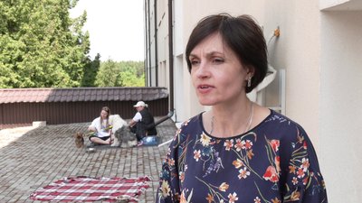 У госпіталі на Рівненщині проводять каністерапію для поранених бійців