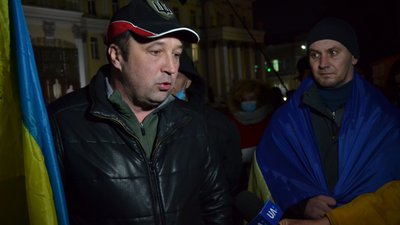 Житомиряни знову вийшли на акцію "Стерненку волю!" Житомиряни знову вийшли на акцію "Стерненку волю!"