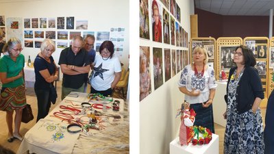 "Україна: від традицій до сьогодення": черкащанка організувала виставку у Франції "Україна: від традицій до сьогодення": черкащанка організувала виставку у Франції