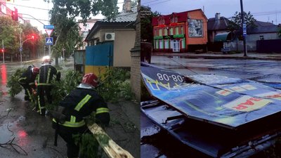 Повалені дерева та будинки без електропостачання — наслідки буревію на Кіровоградщині