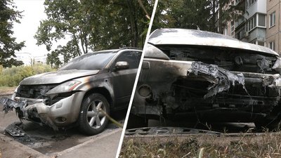 Згоріле авто у Харкові: власник підозрює у підпалі опонентів
