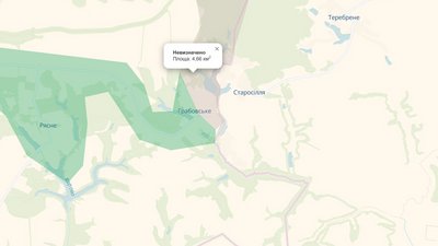 Грабовське на мапі DeepState, 21 грудня 2025 рік