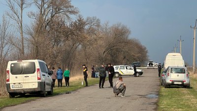 На місці загибелі людей від дрона 1 квітня