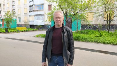 Валерій Харлан. Травень 2023 року. Фото: Ірина Гнатюк/Суспільне Валерій Харлан. Травень 2023 року. Фото: Ірина Гнатюк/Суспільне