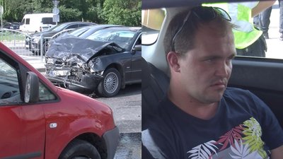 Водій BMW, який в'їхав у легковик на Соборності у Луцьку, розповів, що сталося