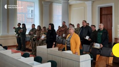 На Хмельниччині привітали військовослужбовців з Днем захисників та захисниць України