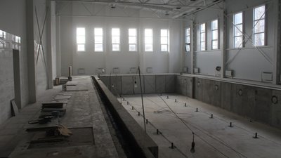 У красилівському спортивно-реабілітаційному центрі передбачається два басейни. Фото: Хмельницька ОДА. У красилівському спортивно-реабілітаційному центрі передбачається два басейни. Фото: Хмельницька ОДА.