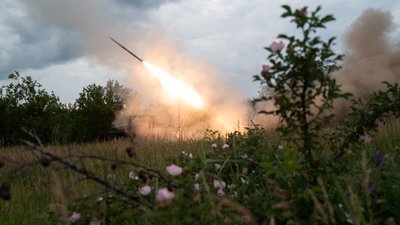 Розрахунок РСЗВ "Град" 93-ї бригади "Холодний Яр" працює на Костянтинівському напрямку
