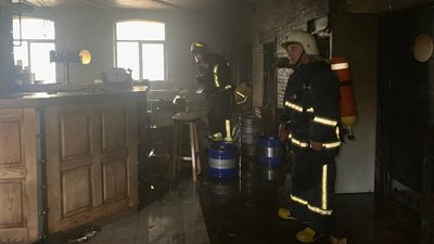 Пожежа в ресторані: зранку у Рівному горів Amsterdam Пожежа в ресторані: зранку у Рівному горів Amsterdam