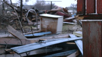 Відновлення будинків після ракетного удару на Черкащині Відновлення будинків після ракетного удару на Черкащині