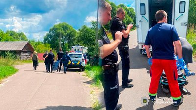 Поліцейські розшукали у лісі 92-річну жінку та передали її медикам