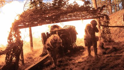 артилеристи, гаубиця, Д-30, Торецьк, фронт, українські військові, ЗСУ