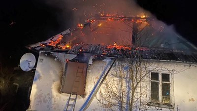 У прикарпатському селі Манява під час пожежі загинув чоловік