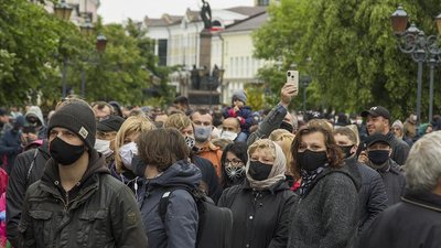 У Білорусі пройшли акції на підтримку опозиційних кандидатів у президенти У Білорусі пройшли акції на підтримку опозиційних кандидатів у президенти