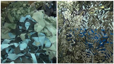 Бахмутські волонтери відправлять маскувальні сітки українським військовим на передову