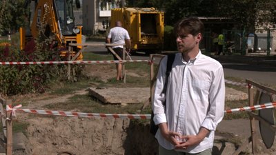 Речник комунального підприємства "Луцьктепло" Антон Безносиков Речник комунального підприємства "Луцьктепло" Антон Безносиков