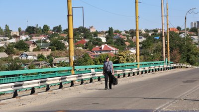 Херсон, Корабел, міст, евакуація