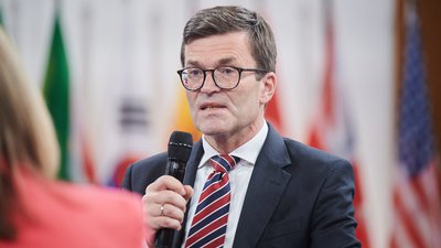 Посол Німеччини в Україні Гайко Томс у Берліні, 7 травня 2024 року