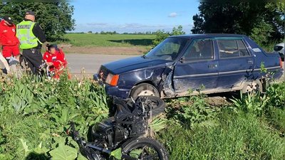 У Теофіполі встановлюють обставини ДТП, у якій травмувався 18-річний мотоцикліст