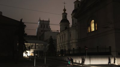 Харків під час знеструмлення Харків під час знеструмлення