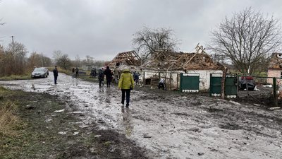 Наслідки прильоту ракети РФ 4 листопада на Полтавщині