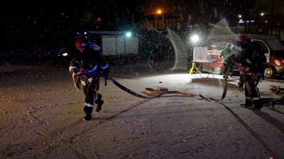У Тернополі відбулися навчання рятувальників У Тернополі відбулися навчання рятувальників