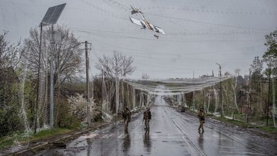 антидронова сітка на Донбасі