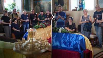 Херсон, ЗСУ, прощання, загиблий військовий, Андрій Роман, Олексій Дем'яненко