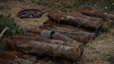 знайшли 22 артилерійські снаряди часів минулих війн