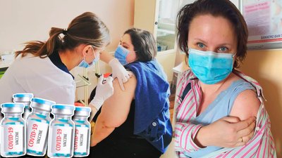 Вакцинація поза чергою: у Чернігові разом із медиками від Covid щеплять громадських діячів