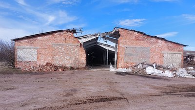 Розбите картоплесховище у Лукашівці Розбите картоплесховище у Лукашівці