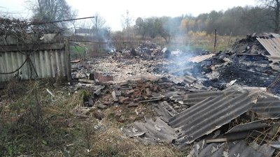 На Житомирщині впродовж кількох тижнів двічі горів той самий будинок На Житомирщині впродовж кількох тижнів двічі горів той самий будинок