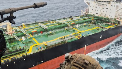 танкера тіньового флоту РФ, Tagor, Франція, міжнародні води Атлантичного океану
