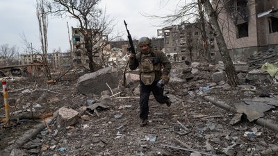 Командир підрозділу 28-ї бригади Kurt&Company з позивним Курт у Костянтинівці 2025