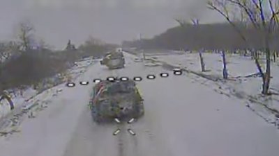Російська техніка біля Гришиного на Покровському напрямку