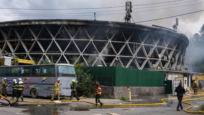 Ринок в Києві, пошкоджений російським дроном