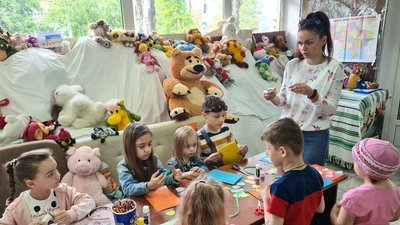 У Черкасах провели "сімейний день" для евакуйованих родин У Черкасах провели "сімейний день" для евакуйованих родин