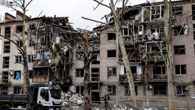 Зруйнований росіянами дім родини Андрія Проценка у Херсоні