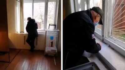 Голосують на підвіконні та по двоє у кабінці: на виборчій дільниці Полтави зафіксували порушення