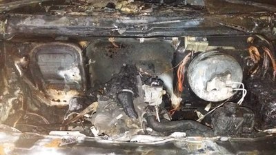 У Чернігові на Кошового горів мікроавтобус У Чернігові на Кошового горів мікроавтобус