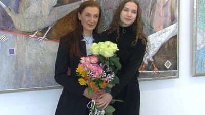 Волинська художниця презентувала виставку картин Волинська художниця презентувала виставку картин